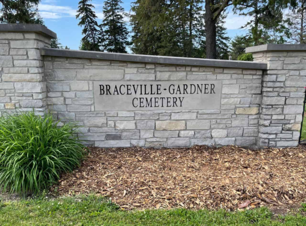 Charitable Contributions at the Braceville Cemetery