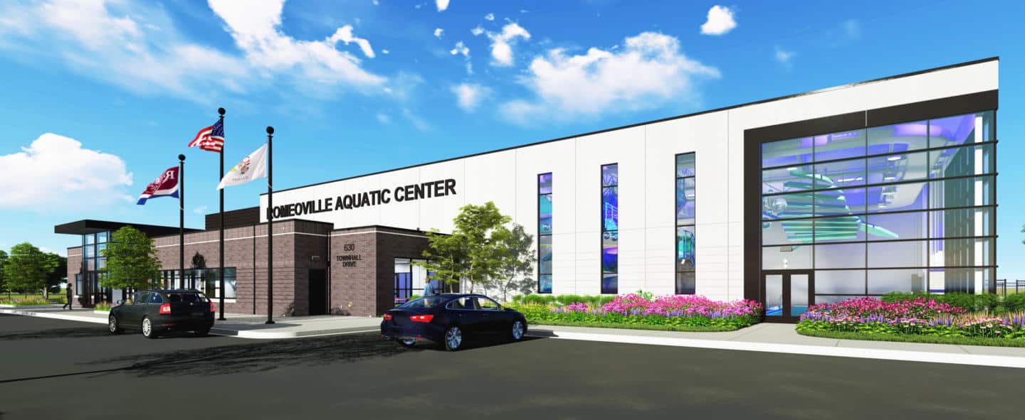 Romeoville aquatic center DCA Contracting Services construction
